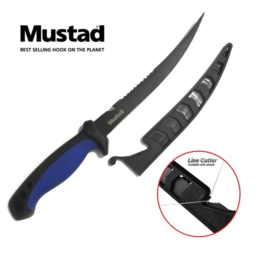 Mustad Paslanmaz Teflon Kaplama Fileto Bıçağı