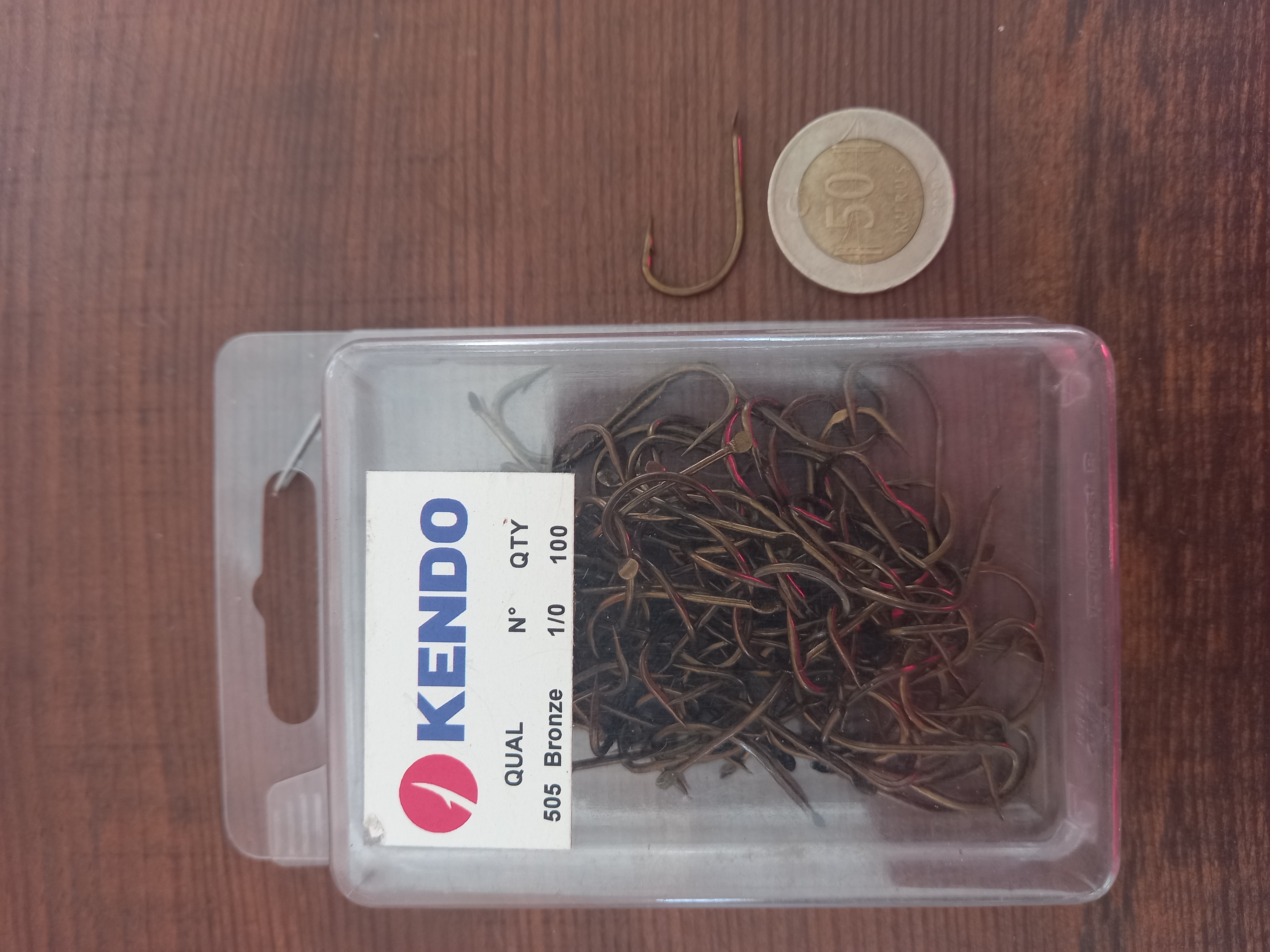 KENDO 505 BRONZE NO:1/0 İĞNE 100 lü PAKET 