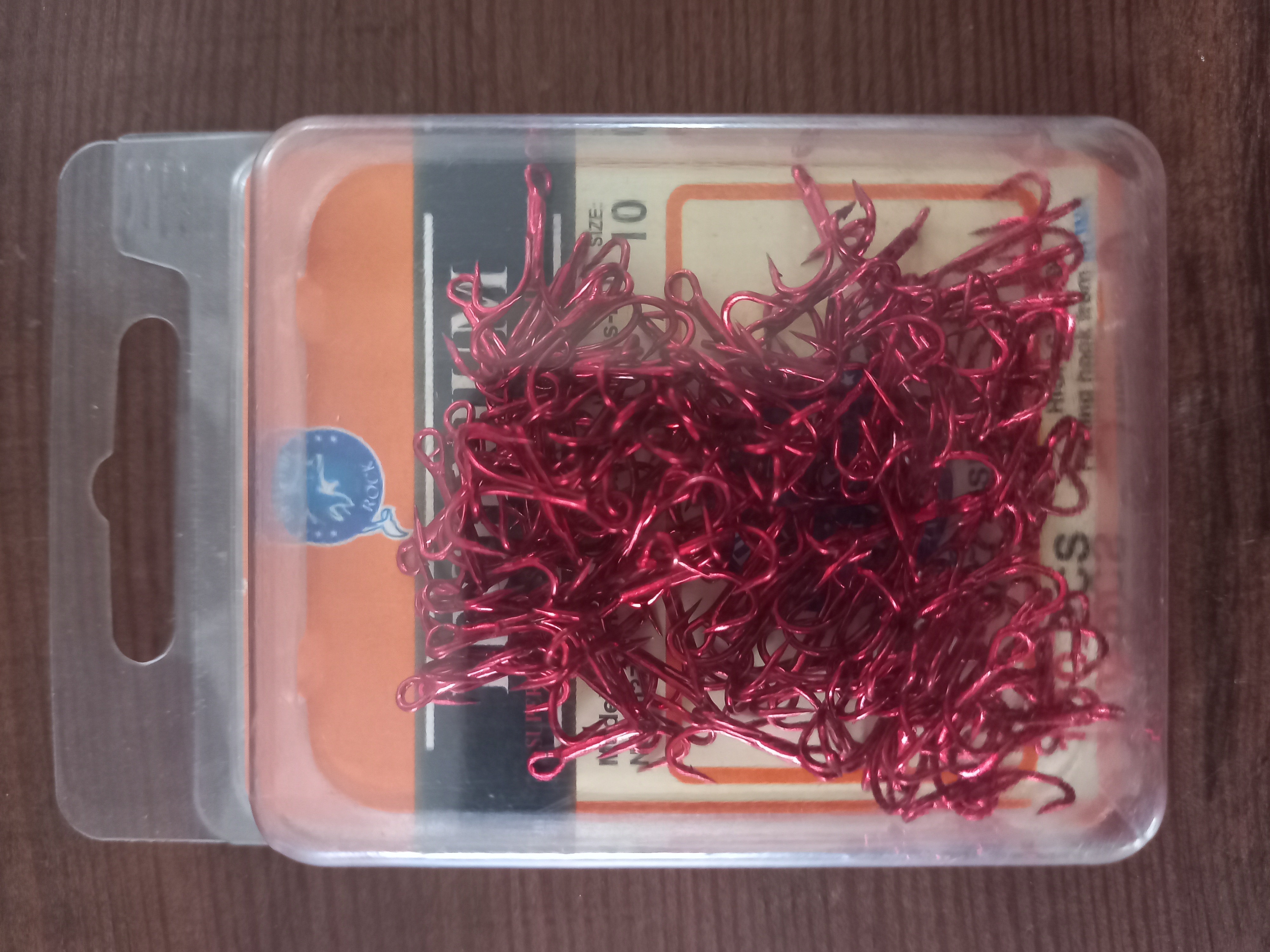 DOLPHIN ROCK TECHNIUM SALMON TUBE TREBLE FLY HOOKS 3 LÜ ÇARPMA NO:10 KIRMIZI İĞNE 100 lü PAKET 