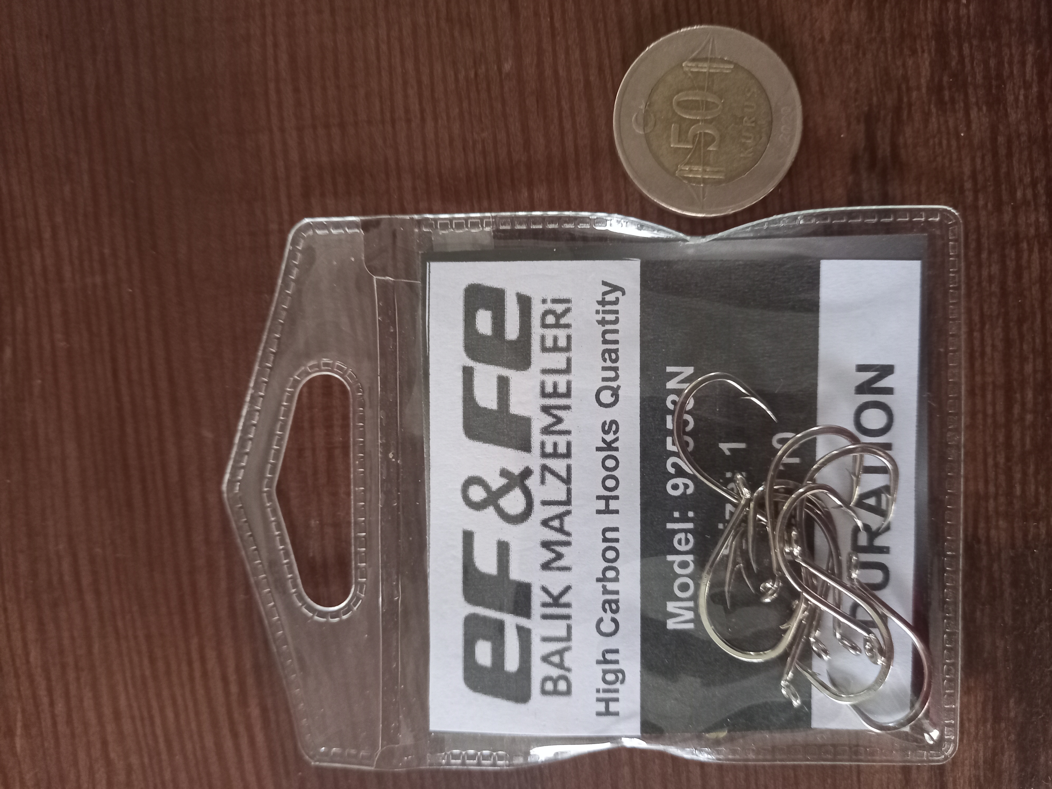 EF-FE DURATION 92553N NİKEL NO:1 DELİKLİ İĞNE 10 lu PAKET