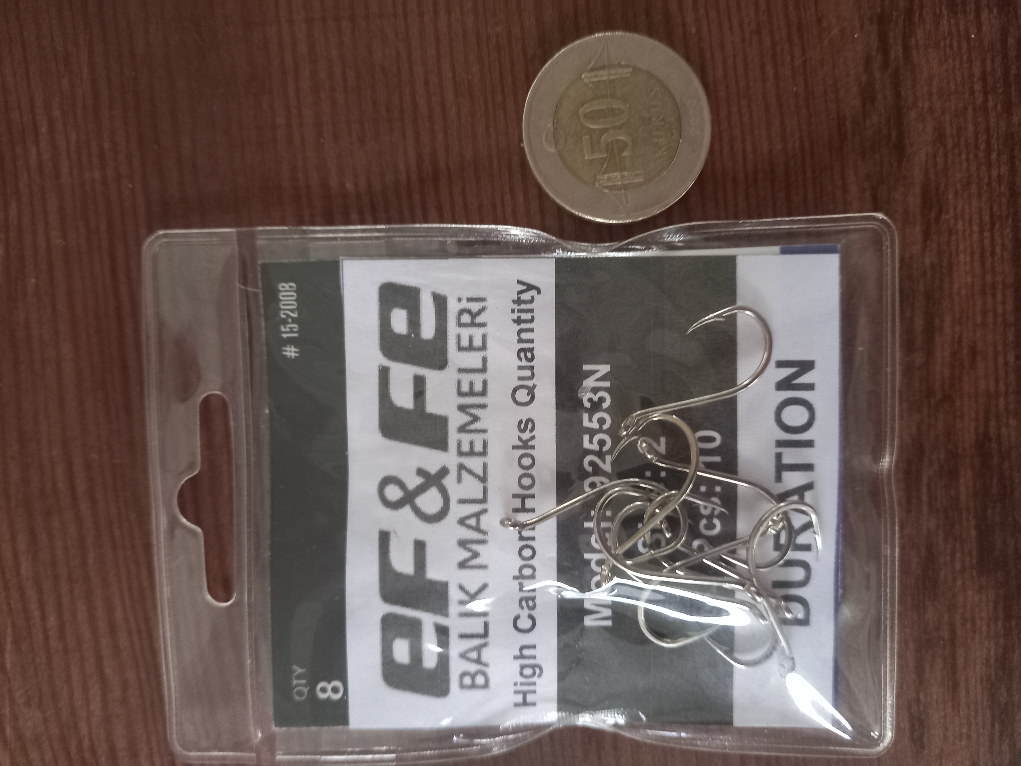 EF-FE DURATION 92553N NİKEL NO:2 DELİKLİ İĞNE 10 lu PAKET