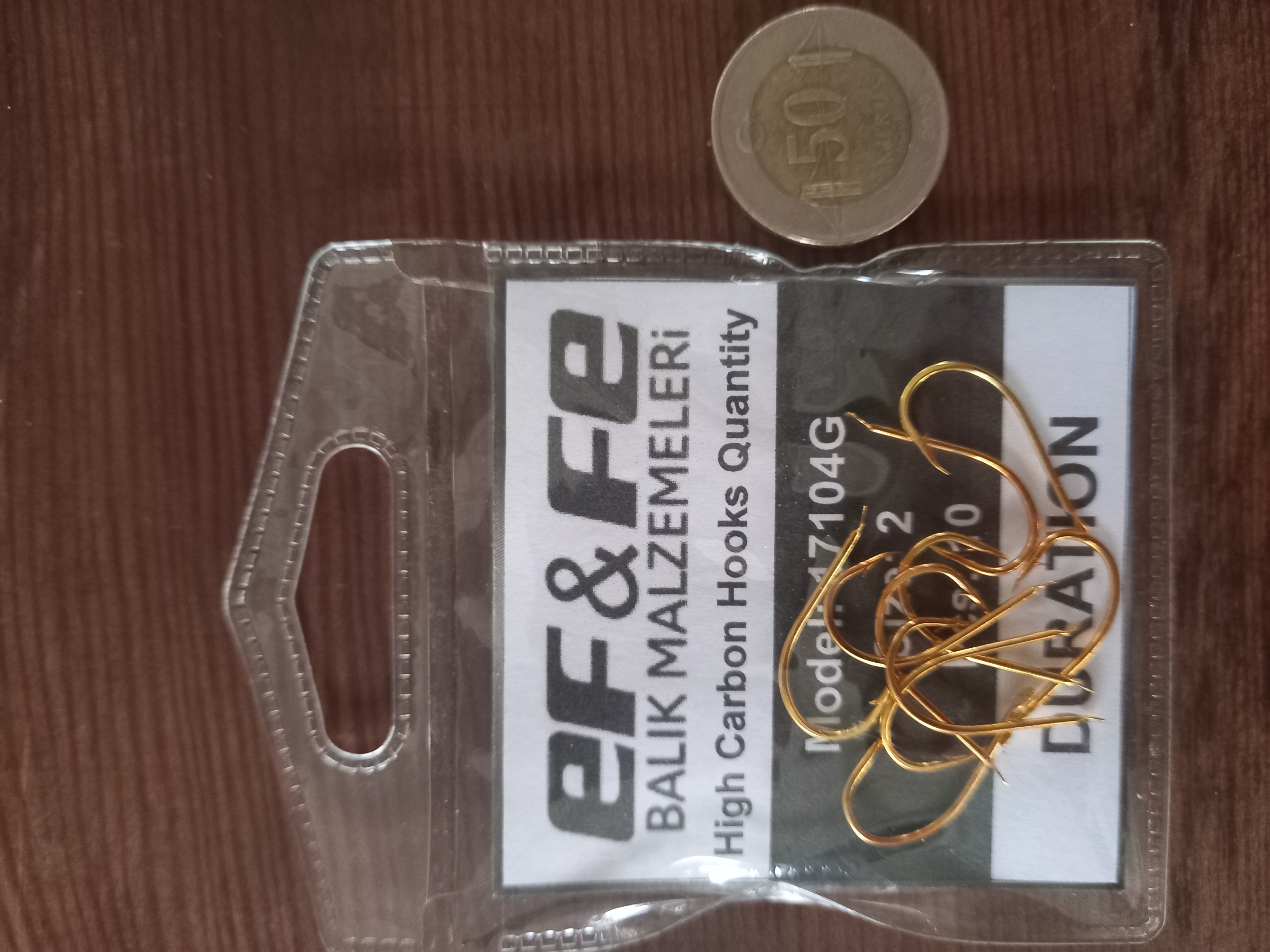 EF-FE DURATION 17104G GOLD NIKEL NO:2 İĞNE 10 lu PAKET